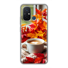 Чехол с уникальным дизайном «Осень с кофе» для Xiaomi Redmi 12C