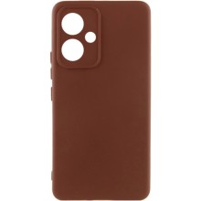 Чехол Silicone Cover Lakshmi Full Camera (AA) для Xiaomi Redmi 13 4G / Poco M6 4G (Коричневый)