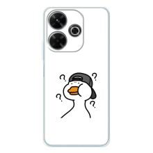 Бампер с принтом Мемы для Xiaomi Redmi 13 (Непонимание)