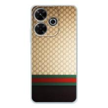 Чехлы Бренд GUCCI для Xiaomi Redmi 13 – Фон Гуччи