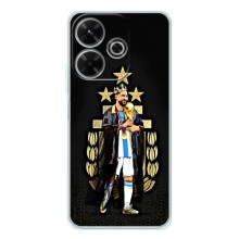 Чехлы для Xiaomi Redmi 13 (Leo чемпион) (AlphaPrint) (Месси Король)
