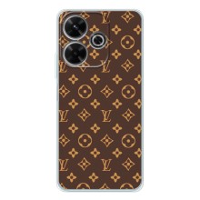 Чехлы Луи Витон для Xiaomi Redmi 13 (AlphaPrint - LOUIS VUITTON) (фон LOUIS VUITTON)