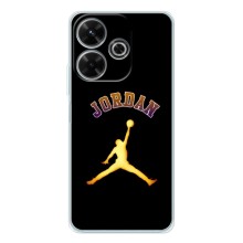 Чохли для Xiaomi Redmi 13 - з картинкою JORDAN (AlphaPrint) (Jordan Gold)