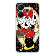 Чехол Disney Mouse Xiaomi Redmi 13 (PREMIUMPrint) – Минни peace