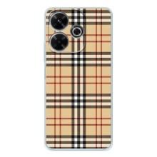 Чехол с Брендами одежды на Сяоми Редми 13 – Burberry стиль