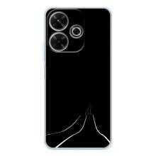Чехол с картинками на черном фоне для Xiaomi Redmi 13 – Дорога