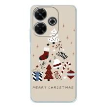 Чехол Санта Клаус для Xiaomi Redmi 13 – Merry Christmas