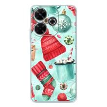 Чехол Санта Клаус для Xiaomi Redmi 13 – Одежда