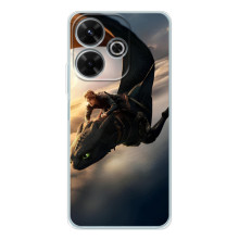 Чехол дракон Беззубик для Xiaomi Redmi 13 – Полет Беззубика