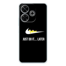 Чехол с логотипом Найк на Xiaomi Redmi 13 – Nike just do it
