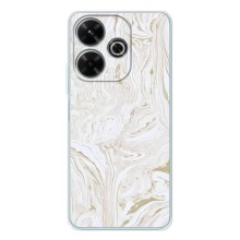 Мраморный чехол на Xiaomi Redmi 13 (VPrint) (Белый мрамор)