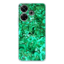 Мраморный чехол на Xiaomi Redmi 13 (VPrint) (Салатный Мрамор)
