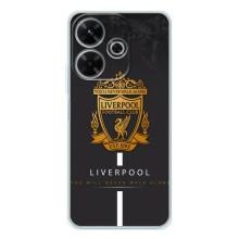 Силиконовые Чехлы принт Футбол на Xiaomi Redmi 13 – Liverpool