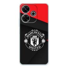 Силиконовые Чехлы принт Футбол на Xiaomi Redmi 13 – MU