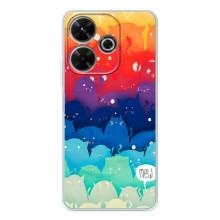 Силіконовий чохол з котиком для Xiaomi Redmi 13 – Mew