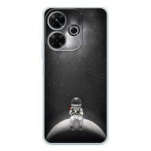 Силіконовый Чохол з принтом "Космонавти" на Xiaomi Redmi 13 – Космонавт романтик