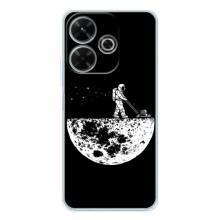 Силіконовый Чохол з принтом "Космонавти" на Xiaomi Redmi 13 – Космонавт