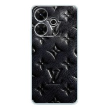 Текстурный Чехол Louis Vuitton для Сяоми Редми 13 (Черный ЛВ)