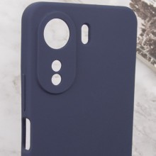 Чохол Silicone Cover Lakshmi Full Camera (AAA) для Xiaomi Redmi 13C / Poco C65 – Темно-синій