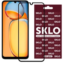 Защитное стекло SKLO 3D (full glue) для Xiaomi Redmi 13C / Poco C65 – Черный