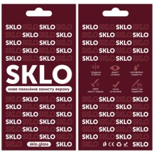 Захисне скло SKLO 3D (full glue) для Xiaomi Redmi 13C / Poco C65 – Чорний