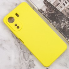 Чехол Silicone Cover Lakshmi Full Camera (AAA) для Xiaomi Redmi 13C / Poco C65 – Желтый