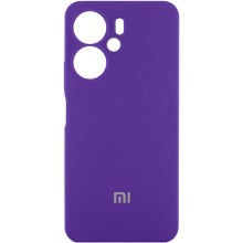 Чохол Silicone Cover Lakshmi Full Camera (AAA) with Logo для Xiaomi Redmi 13C 4G/5G / Poco C65/M6 5G (Фіолетовий)