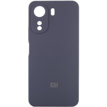 Чехол Silicone Cover Lakshmi Full Camera (AAA) with Logo для Xiaomi Redmi 13C / Poco C65 (Серый)