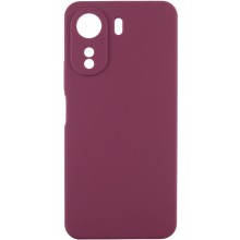 Чехол Silicone Cover Lakshmi Full Camera (AAA) для Xiaomi Redmi 13C / Poco C65 – Бордовый