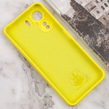 Чехол Silicone Cover Lakshmi Full Camera (AAA) для Xiaomi Redmi 13C / Poco C65 – Желтый