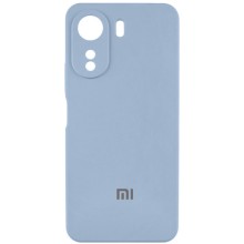 Чехол Silicone Cover Lakshmi Full Camera (AAA) with Logo для Xiaomi Redmi 13C / Poco C65 (Голубой)