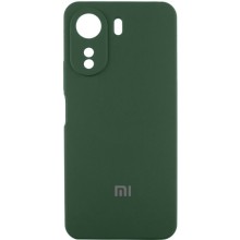 Чехол Silicone Cover Lakshmi Full Camera (AAA) with Logo для Xiaomi Redmi 13C / Poco C65 (Зеленый)