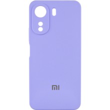 Чохол Silicone Cover Lakshmi Full Camera (AAA) with Logo для Xiaomi Redmi 13C / Poco C65 – Бузковий