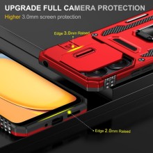 Ударопрочный чехол Camshield Army Ring для Xiaomi Redmi 13C / Poco C65 – Красный