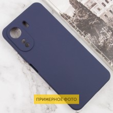 Чехол Silicone Cover Lakshmi Full Camera (AA) для Xiaomi Redmi 13C / Poco C65 – Синий