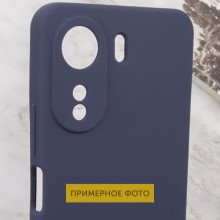 Чехол Silicone Cover Lakshmi Full Camera (AA) для Xiaomi Redmi 13C / Poco C65 – Синий