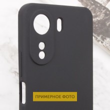 Чехол Silicone Cover Lakshmi Full Camera (AA) для Xiaomi Redmi 13C / Poco C65 – Черный