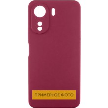 Чехол Silicone Cover Lakshmi Full Camera (AA) для Xiaomi Redmi 13C / Poco C65 – Бордовый