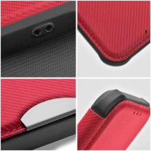 Кожаный чехол книжка GETMAN Razor (PU) для Xiaomi Redmi 13C / Poco C65 – Красный