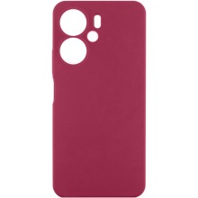 Чехол Silicone Cover Lakshmi Full Camera (AAA) для Xiaomi Redmi 13C 4G/5G / Poco C65 / Poco M6 5G – Бордовый