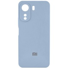 Чехол Silicone Cover Lakshmi Full Camera (AAA) with Logo для Xiaomi Redmi 13C / Poco C65 – Голубой