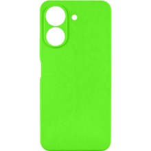 Чехол TPU GETMAN Liquid Silk Full Camera для Xiaomi Redmi 13C / Poco C65 (Салатовый)