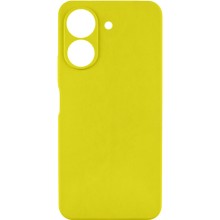 Чехол TPU GETMAN Liquid Silk Full Camera для Xiaomi Redmi 13C / Poco C65 (Желтый)