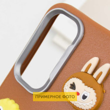 Чехол TPU Leather Toys для Xiaomi Redmi 13C / Poco C65 – Labubu