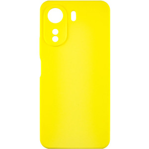 Чехол Silicone Cover Lakshmi Full Camera (AAA) для Xiaomi Redmi 13C / Poco C65 (Желтый)
