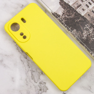 Чехол Silicone Cover Lakshmi Full Camera (AAA) для Xiaomi Redmi 13C / Poco C65 – Желтый