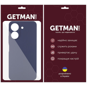 Чехол TPU GETMAN Liquid Silk Full Camera для Xiaomi Redmi 13C / Poco C65 – Синий