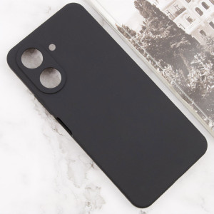 Чехол TPU GETMAN Liquid Silk Full Camera для Xiaomi Redmi 13C / Poco C65 – Черный