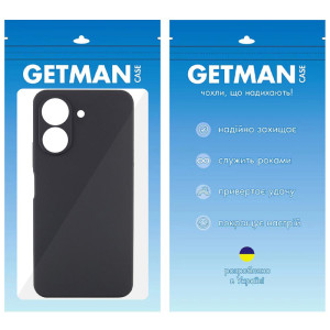Чехол TPU GETMAN Liquid Silk Full Camera для Xiaomi Redmi 13C / Poco C65 – Черный