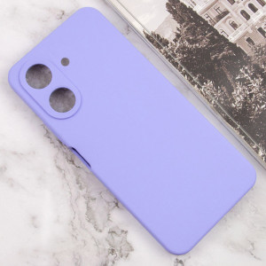 Чехол TPU GETMAN Liquid Silk Full Camera для Xiaomi Redmi 13C / Poco C65 – Сиреневый